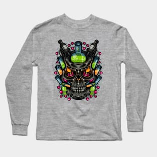 SCIENCE SKULL Long Sleeve T-Shirt